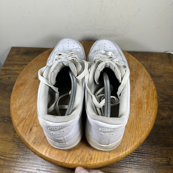 Nike Air Force 1 Low White Leather Sneakers Men's Size 10.5 Shoes 315122-111 - Picture 9 of 9